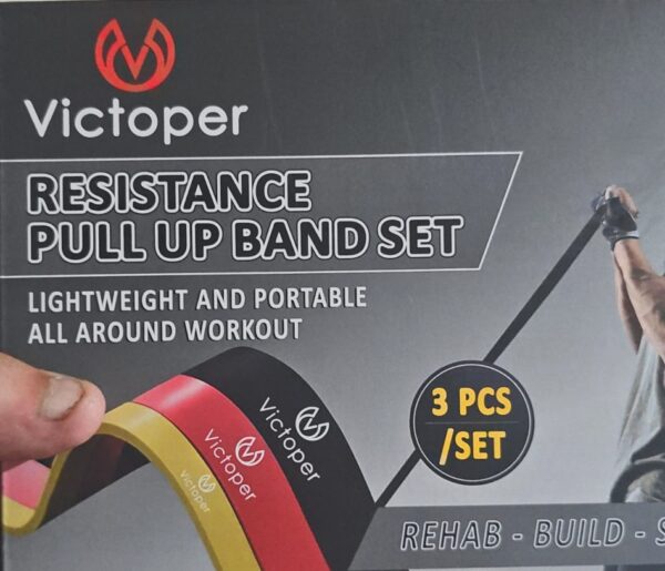 band Victoper Resistance Pull Up Band Set – 3 Piece