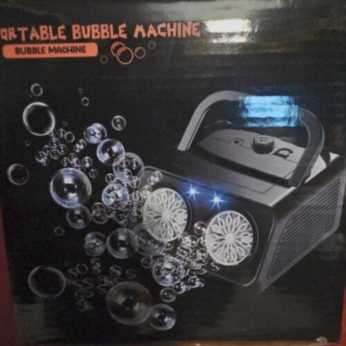 Portable Bubble Machine