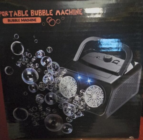 Portable Bubble Machine