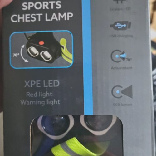 Rechargeable Outdoor Sports Chest Lamp