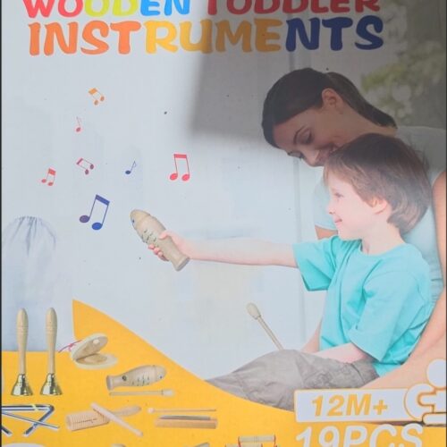 Wooden Toddler Musical Instruments Set – 19 Pieces